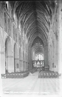 Worcester: The Nave of Worcester Cathedral