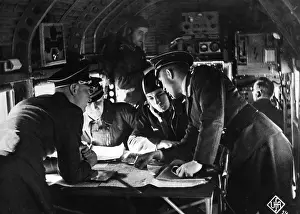 Afterwards: Navigation lessons on board of an airplane, 1937