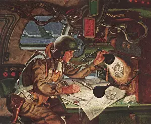 Pastimes: Navigator on board Bomber