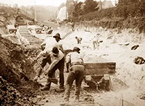 Navvy: Navvies building a railway