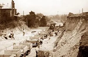 Navvy: Navvies building a railway