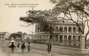 Colonies: Navy base (H'tel de la Marine) in Dakar, Senegal