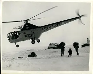 Wick: Navy helicopter in Operation Snowdrop, Scotland