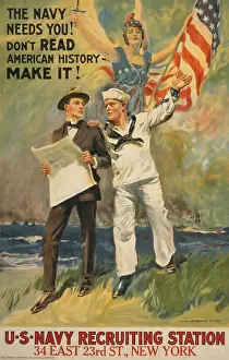 Flagg: THE NAVY NEEDS YOU! DONT READ AMERICAN HISTORY -