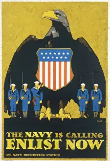 C1917: US NAVY POSTER/WWI