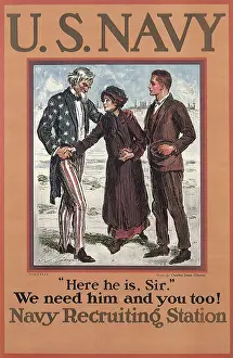 Icons: Navy Recruiting Poster