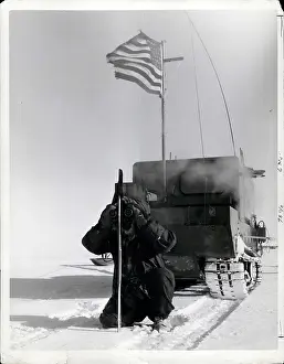 Geophysical: US Navy on Roosevelt Island, Antarctic