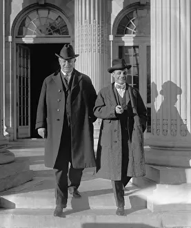 Denby: Navy Secretary Edwin Denby with Assistant ?