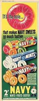 Confectionary: Navy sweets (polos) advertisement