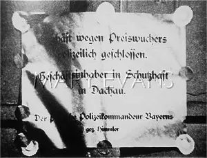 Profiteering: NAZI NOTICE 1933