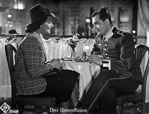 Smokes: NCO with lady in a cafe, 1938