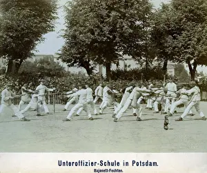 Fencing: NCO School in Potsdam, 1900