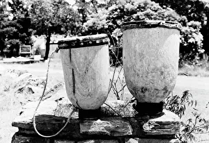 Ndau: Two Ndau drums from Birchenough Bridge collected by