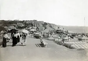 Parasols: Near View of West Cliff, Bournemouth