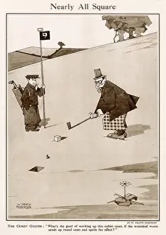 Cubist: Nearly all Square by William Heath Robinson