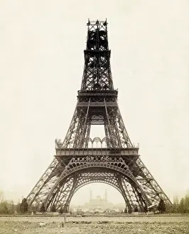 Centennial: Nearly-Finished Eiffel Tower, 1888
