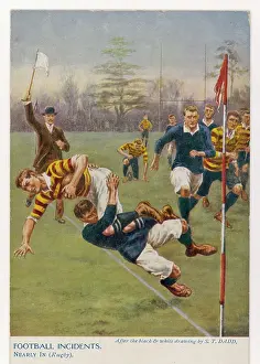 Tackle: NEARLY IN (RUGBY)