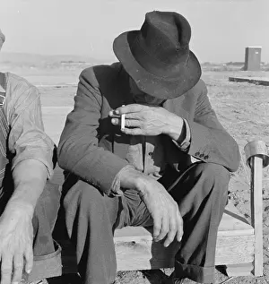Migrant: Was Nebraska farmer, now migrant farm worker in the West. Me