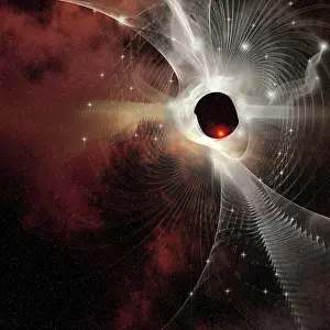 Cobweb: A nebula forms gossamer cobweb like strands in the cosmos