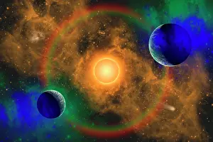 Cosmic: A nebulous alien planetary star system