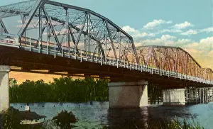 Beaumont: Neches River Bridge. Beaumont