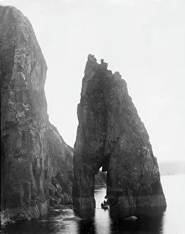 Fishguard: Needle Rock, Fishguard, Wales
