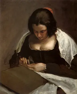Velazquez: The Needlewoman, by Velazquez