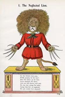 Dejected: The Neglected Lion. The British Lion as Struwwelpeter