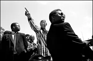 Paarl: Nelson Mandela, ANC election campaign, Paarl, Westen Cape, 1994