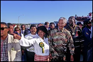 Mitchells: Nelson Mandela, ANC election campaign, Tafelsig, Mitchells