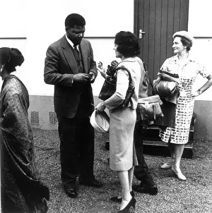 Synagogues: Nelson Mandela Chatting to Ruth First