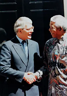 Mandela: Nelson Mandela and John Major