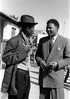 Madiba: Nelson Mandela with Peter Nthite, another Youth