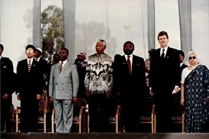 Sharpville: Nelson Mandela unveiling the the constitution