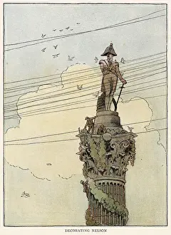 Laurels: Nelson's Column, Trafalgar Square, London