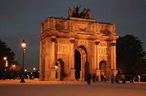 Impire: Neoclassical Art. Arch of Victory of The Carrousel (Arc the