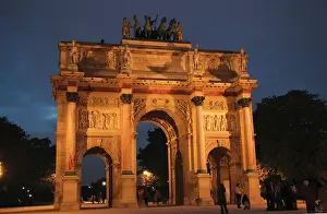 Impire: Neoclassical Art. Arch of Victory of The Carrousel (Arc the