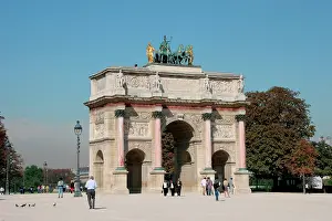 Prisma Archivo Fotografico, S.l.: Neoclassical Art. Arch of Victory of The Carrousel (Arc the