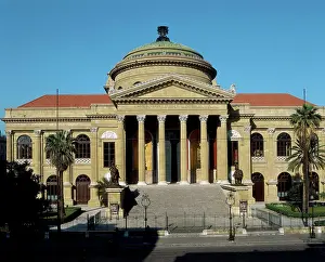 Basile: The neoclassical facade of the