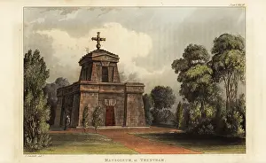 Trentham: Neoclassical mausoleum at Trentham Hall