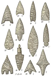 Flint: Neolithic and Bronze Age Arrowheads, Artwork