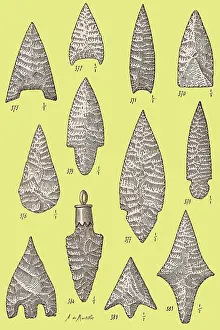 Flint: Neolithic and Bronze Age Arrowheads, Artwork