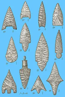 Flint: Neolithic and Bronze Age Arrowheads, Artwork