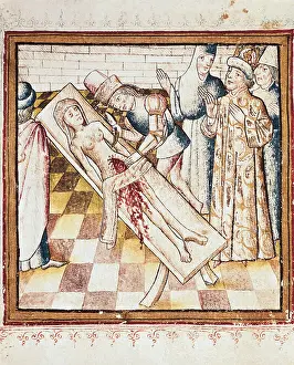 Medicina: Nero orders to open the womb of his mother, Agrippina