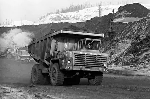 Transporting: Neryungri coal open-cast mine, 1981