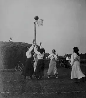 Netball: Netball shot, 1905