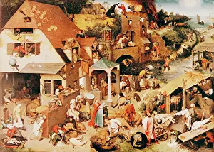 Sayings: Netherlandish Proverbs, by Pieter Bruegel the Elder