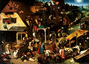 Bruegel: Netherlandish Proverbs, by Pieter Bruegel the Elder