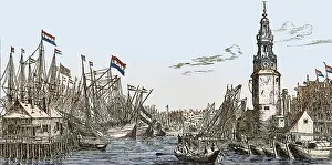 Anchors: Netherlands, Amsterdam, harbour, herring, herrings