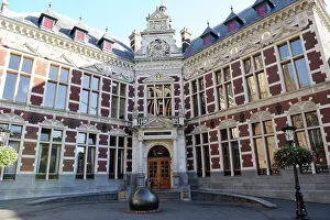 Utrech: Netherlands. Utrecht. Old building of the University. Academ